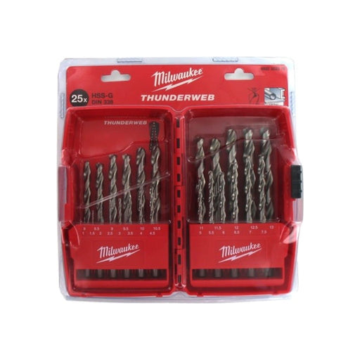 Milwaukee Red Hex Drill Bits Hss-Tin 25Pc 4932352376 Milwaukee  - Dynamic Drive