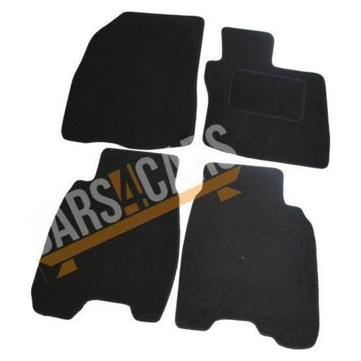 Tailored Red & White Trim Carpet Mats fits Honda Civic 06-08 3&5 Door + Clips 06 07 08 UKB4C  - Dynamic Drive