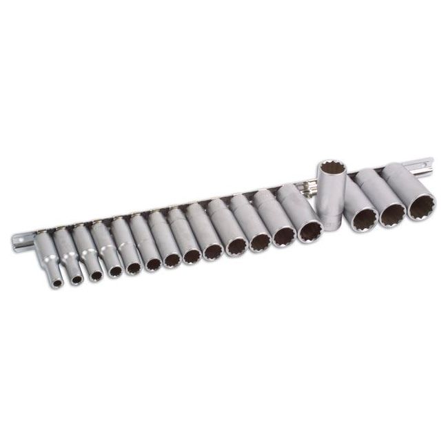 Laser Deep Socket Set 3/8"D 17pc 3657