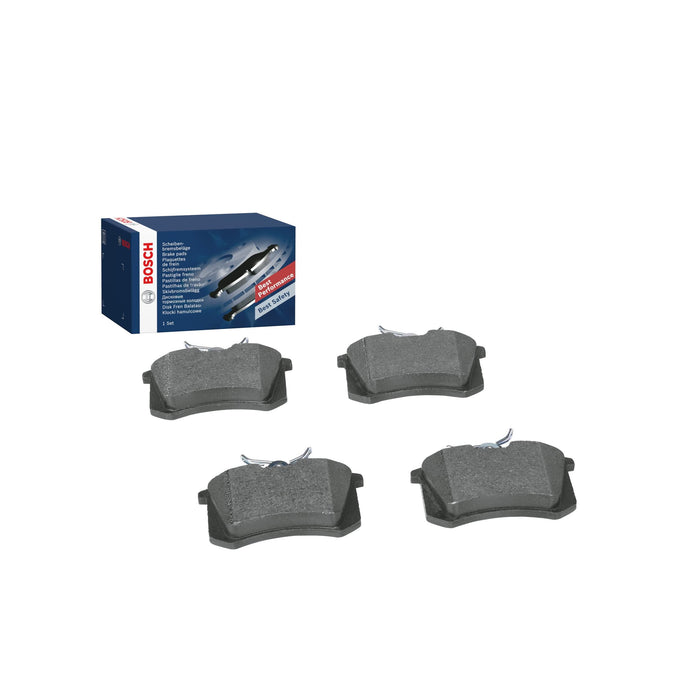 Genuine Bosch Brake Pad Set Bp1295 fits Renault Clio - 1.2 - 05-14 0986494387