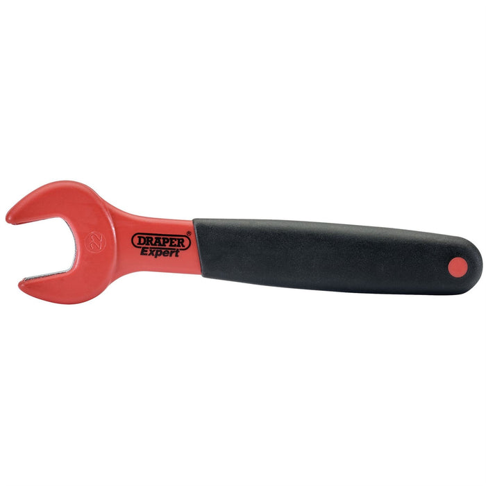 Draper VDE Approved Fully Insulated Open End Spanner, 22mm 99480 Draper  - Dynamic Drive