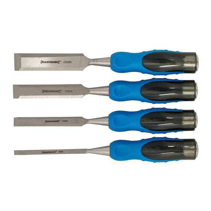 Silverline Expert Wood Chisel Set 4pce 4pce 633495