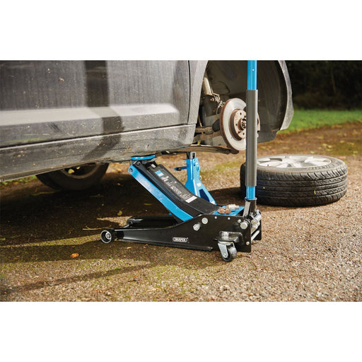 Draper Trolley Jack, 3 Tonne, Blue 28481 Draper  - Dynamic Drive