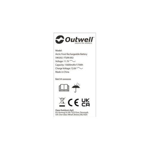 Outwell Arctic Frost Rechargeable Battery Outwell  - Dynamic Drive