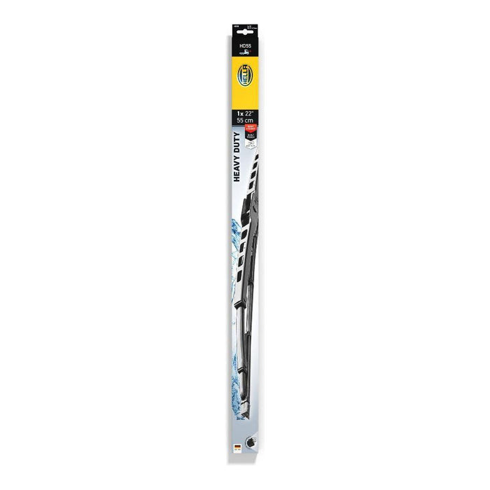 Hella Heavy Duty Wiper Blade HD55 22" 550mm Front Quantity: 1 9XW 184 107-221 Hella  - Dynamic Drive