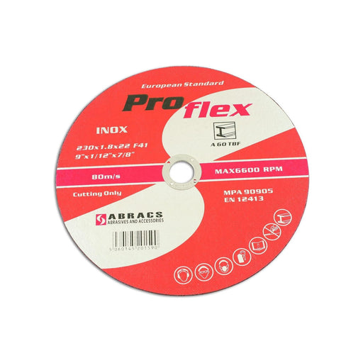 Abracs Cutting Discs - Extra Thin - 230mm x 1.8mm - Pack Of 5 CONNECT  - Dynamic Drive