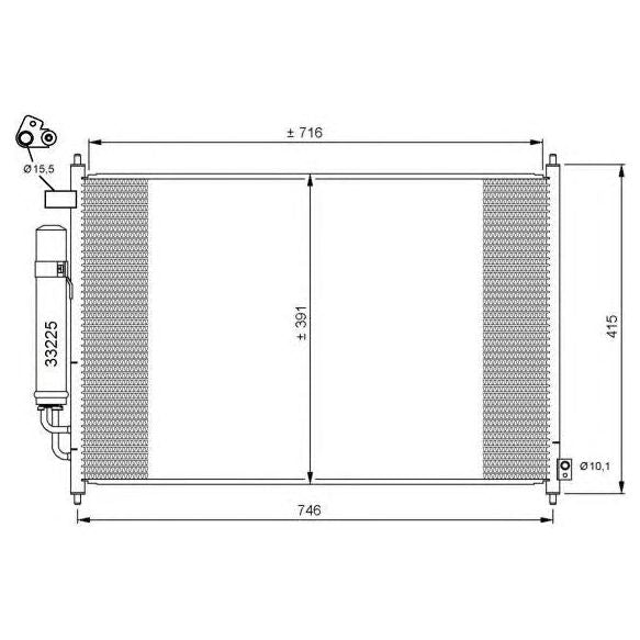 NRF Condenser 35867 NRF  - Dynamic Drive