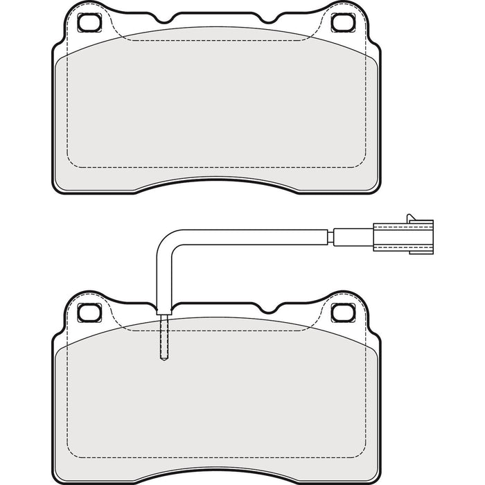 Apec Brake Pads Front Fits Alfa Romeo 159 Apec  - Dynamic Drive