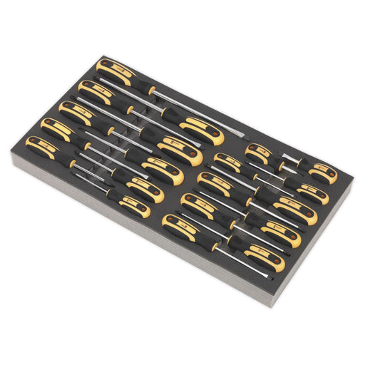 Sealey Tool Tray with Screwdriver Set 20pc S01127 Sealey  - Dynamic Drive