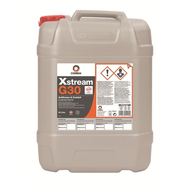 Comma Xstream G30 Antifreeze & Coolant - Concentrated - 20 Litre