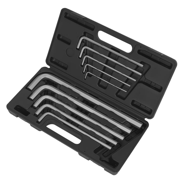 Sealey Jumbo Hex Key Set 10pc Extra-Long Metric AK6143 Sealey  - Dynamic Drive