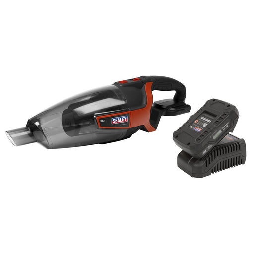 Sealey Cordless Handheld Vacuum Cleaner Kit 650ml 20V 2Ah SV20 Series Sealey  - Dynamic Drive