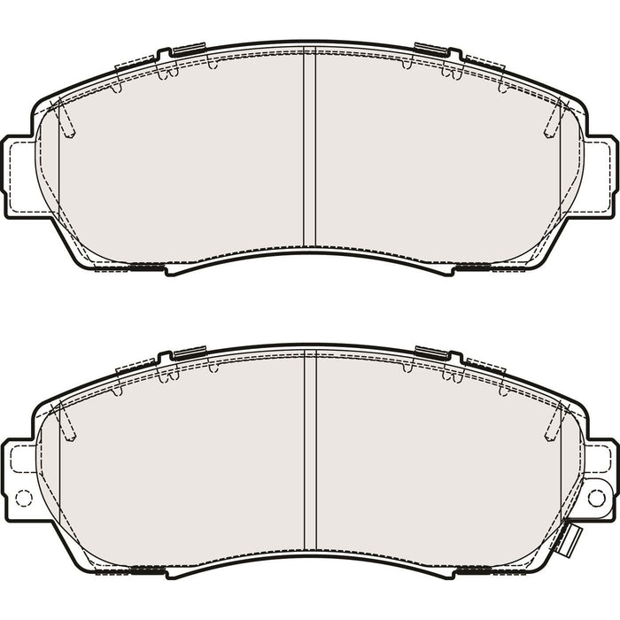 Genuine APEC Front Brake Discs & Pads Set Vented for Honda CR-V Apec  - Dynamic Drive