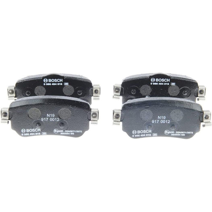 Genuine Bosch Brake Pad Set fits Nissan Qashqai dCi - 1.5 - 13- 0986494816