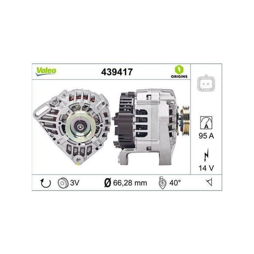 Genuine Valeo fits Alternator Origins Renault-Nissan Valeo  - Dynamic Drive