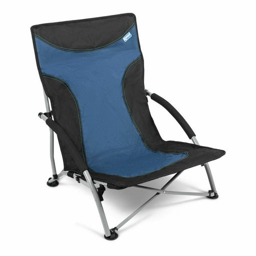 Kampa Sandy Low Level Folding Camping Beach Chair Midnight Blue Kampa  - Dynamic Drive