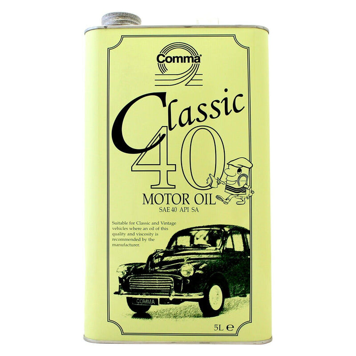 Comma - Classic Motor Oil Car Engine Performance 40W 4-Stroke Engines - 5L