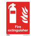 Sealey Prohibition Safety Sign Fire Extinguisher Self-Adhesive Vinyl Pack of 10 Sealey  - Dynamic Drive