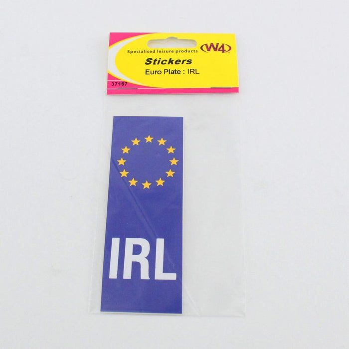 MDS1203 W4 Upright Euro Ireland Plate Sticker 37167 W4  - Dynamic Drive