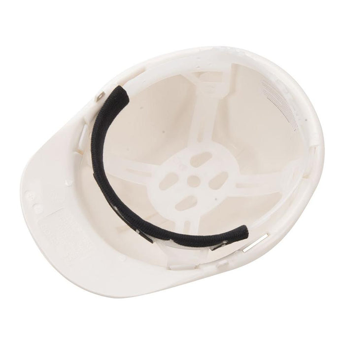 Silverline Safety Hard Hat White