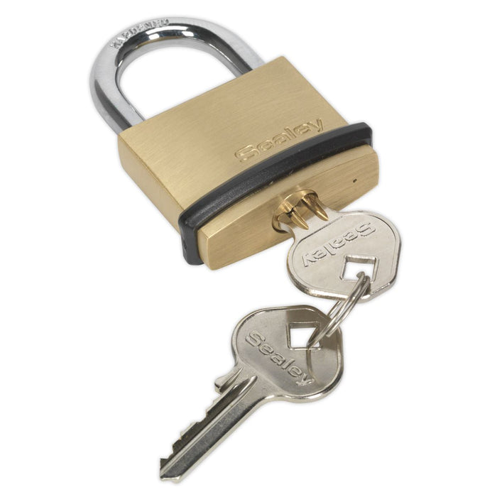 Sealey Brass Body Padlock 40mm