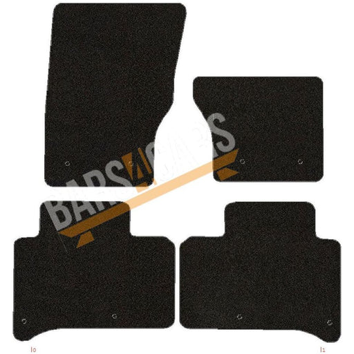 Tailored Car Mats fits Landrover fits Range Rover Sport 8 Clips 2014 2015 2016 2 UKB4C  - Dynamic Drive