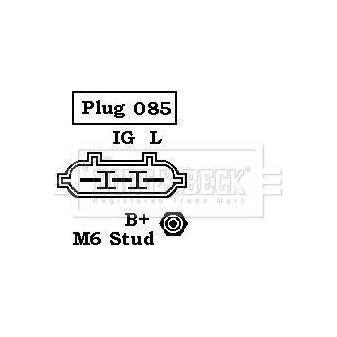 Genuine Borg & Beck Alternator fits LRover Freelander BBA2072