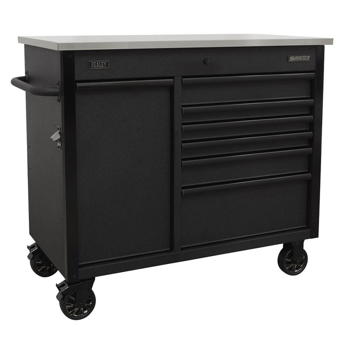 Sealey Mobile Tool Cabinet 1120mm with Power Tool Charging Drawer AP4206BE