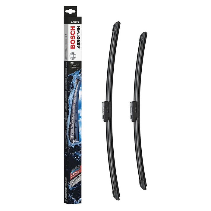 Bosch Aerotwin Front Windscreen Wiper Blades Set A308S