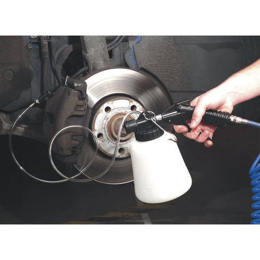 Sealey Brake & Clutch Bleeder Vacuum Type 1L VS020 Sealey  - Dynamic Drive