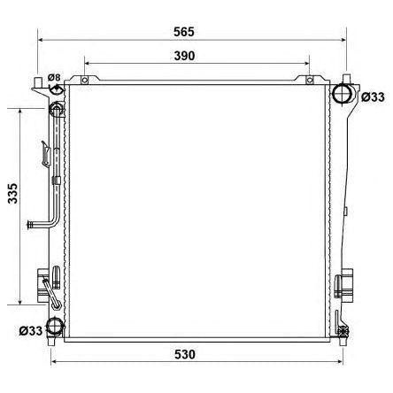 NRF Radiator 53163