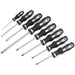 Draper Heavy Duty Soft Grip Screwdriver Set (8 Piece) 63589 Draper  - Dynamic Drive