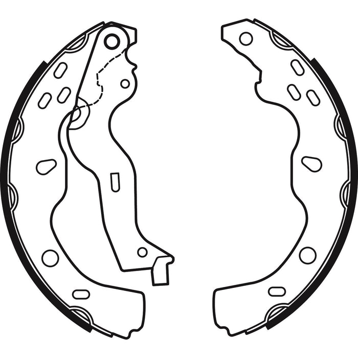 Apec Brake Shoe Rear Fits Fiat Sedici Suzuki Sx4