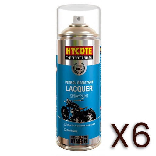 6x Hycote XUK435 Petrol Resistant Lacquer 400ml Hycote  - Dynamic Drive