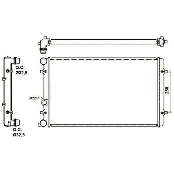 NRF Radiator 509529A