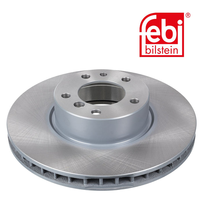 Genuine FEBI Front Brake Discs & Pads Set Vented for BMW 7 Series