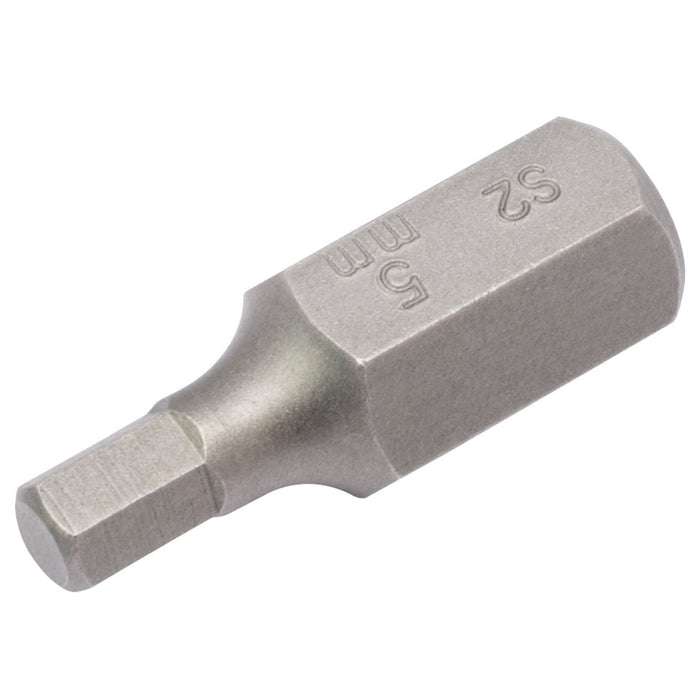 Draper 5mm x 30mm Hexagonal 10mm Insert Bit for Mechanic's Bit Sets 33326 Draper  - Dynamic Drive