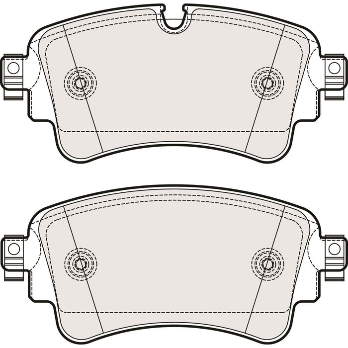 Apec Brake Pads Rear Fits Audi A4 A5 A6 Q5 Rs4 Rs5 S4 S5 VW Touareg