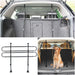 Universal Pet Dog Guard Car Estate Van Adjustable In Black Tube Bars Sakura  - Dynamic Drive