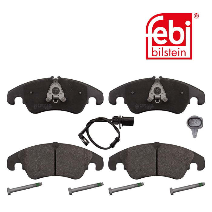 Genuine FEBI Front Brake Discs & Pads Set Vented for Audi A6