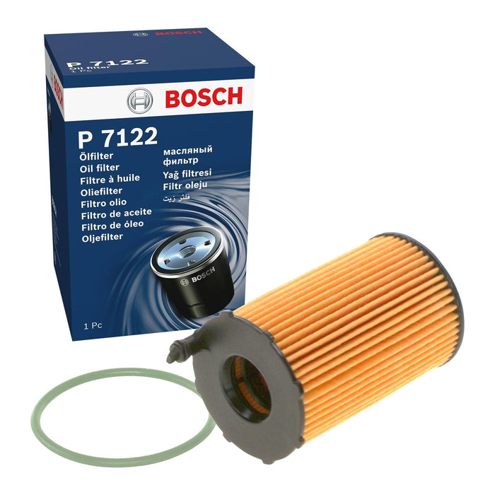 Genuine Bosch Car Oil Filter P7122 fits Audi Q7 Quattro TDi - 3.0 - 11-15 F02640