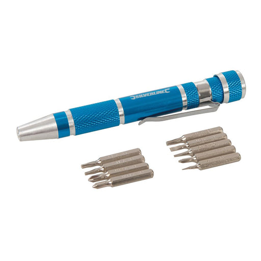 Silverline Precision Screwdriver Set 9pce 110mm Silverline  - Dynamic Drive