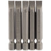 Draper Plain Slot Insert Bit, 6.5mm, 1/4" Hex, 50mm Long (Pack of 5) 64276 Draper  - Dynamic Drive