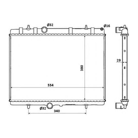 NRF Radiator 50437