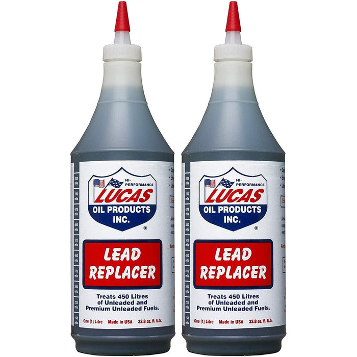 2 X Lucas Lead Replacer Replacement Subsitute Fuel Treatment 1L