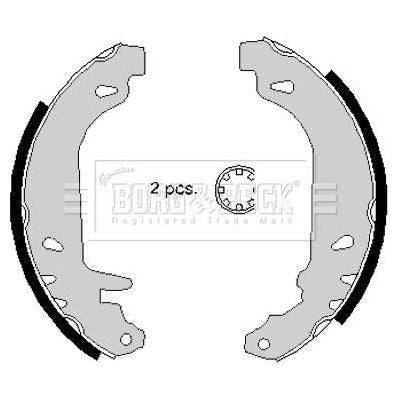 Genuine Borg & Beck Brake Shoes fits Renault BBS6147