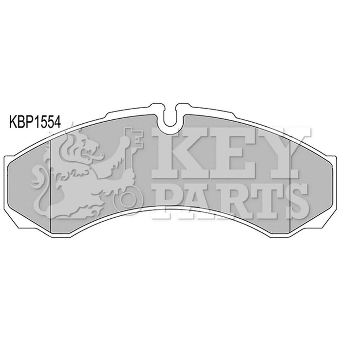 Genuine Key Parts KBP1554 Rear Brake Pads (Brembo)