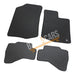 White Trim Tailored Black Rubber Car Mats for Toyota Aygo Set of 4 With 1 Clips UKB4C  - Dynamic Drive