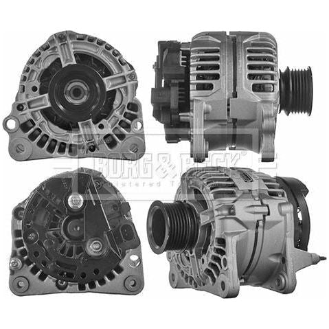 Genuine Borg & Beck Alternator fits VAG A3 Leon Octavia Golf BBA2161 Borg & Beck  - Dynamic Drive