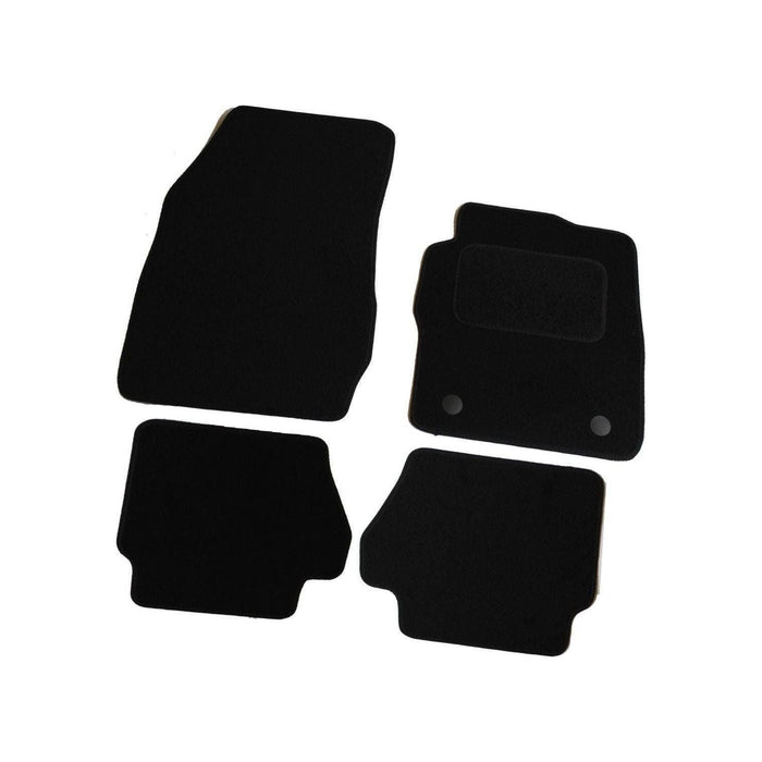 Fully Tailored Carpet Car Mats for Ford Fiesta Mk7 11 Set of 4 With 2 Clips UKB4C  - Dynamic Drive